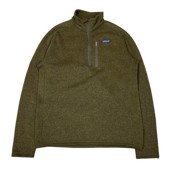 Patagonia Better Sweater 1/4 Zip Pullover Sweater Jacket Men's M Gorpcore Green - Picture 1 of 11